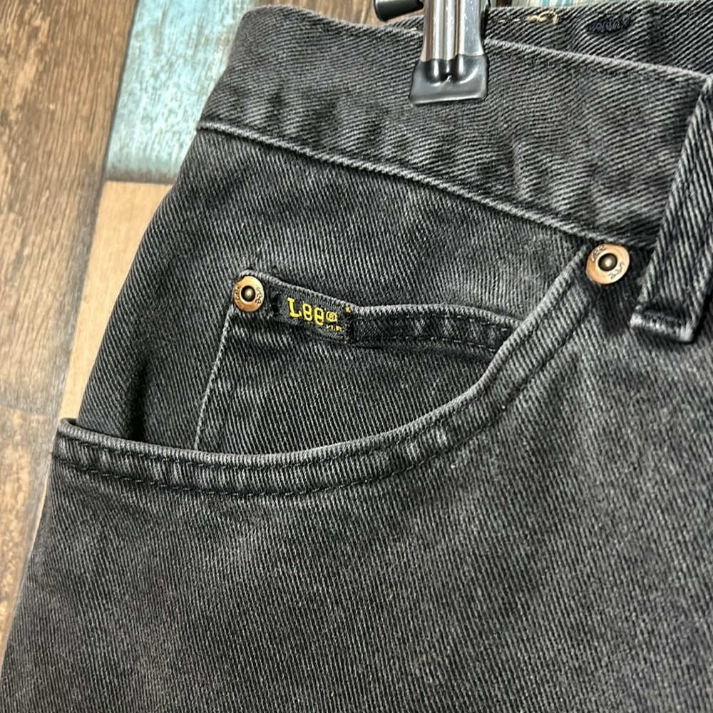 Lee 34x32 black thick denim jeans - Picture 4 of 14